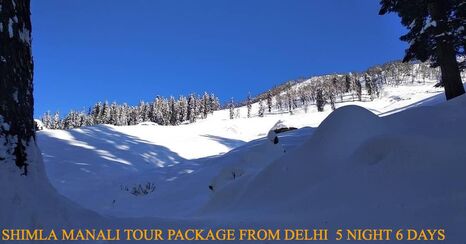 Shimla Manali tour Package from delhi